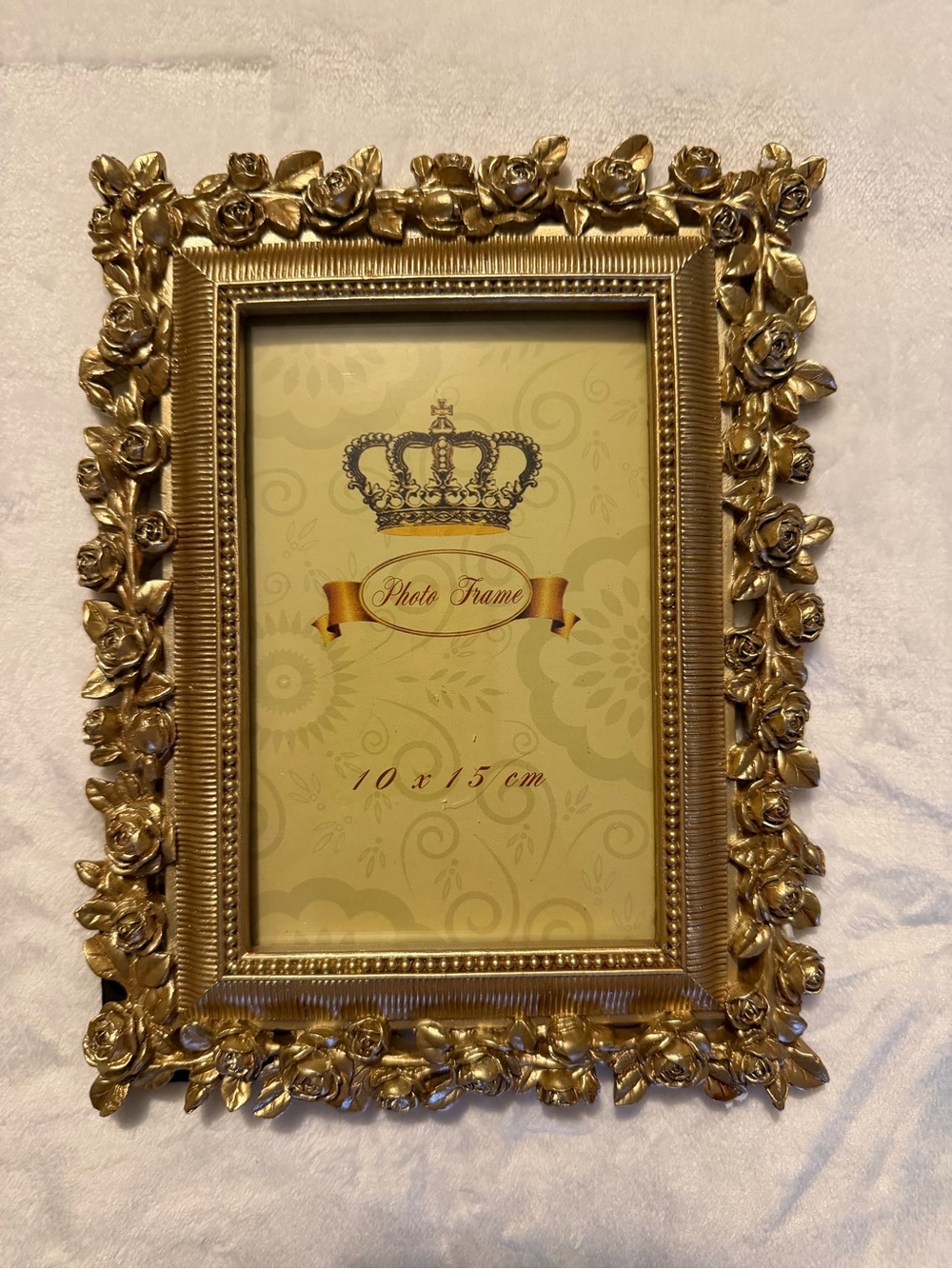 5x7 Frame Gold Ornate, 2 Pack Decorative Picture Frame with Stand - Picture 2 of 5